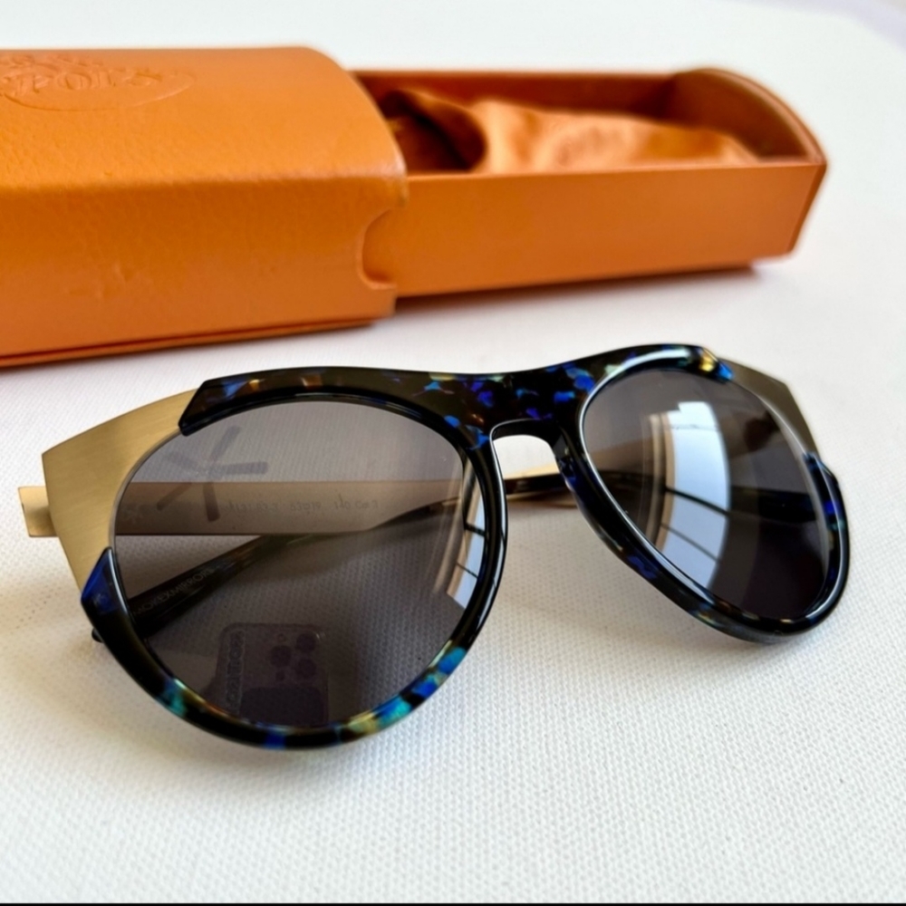 Smoke x Mirrors Zoubisou Blue Glam Sunglasses SM131 B3-3 - Picture 1 of 5